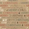 New NANU-NANA Geschenkpapier Xmas-Motiv, Schrift, 2 M