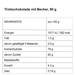 Outlet NANU-NANA Geschenk-Set Trinkschokolade + Becher, Haus/Lichterkette