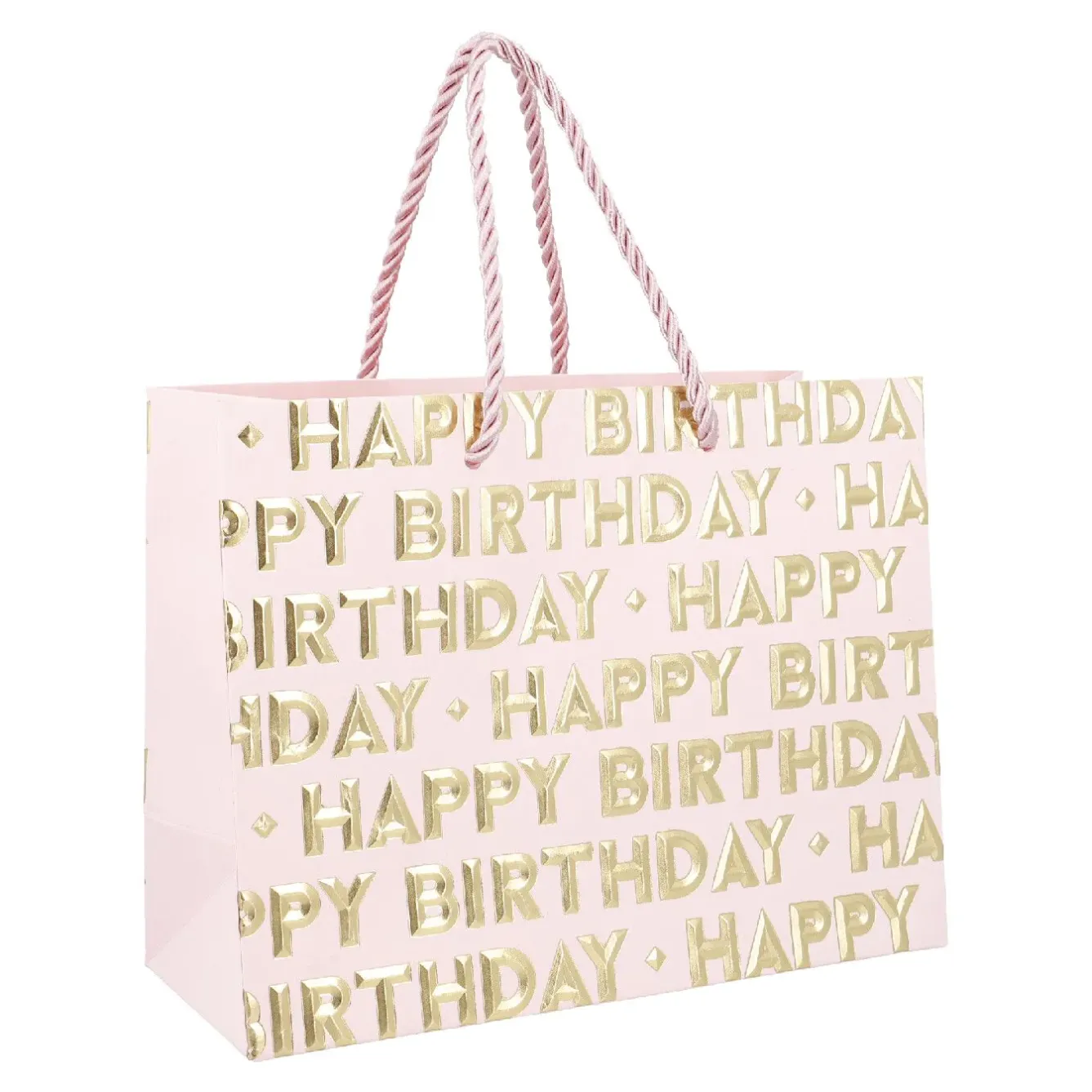 Outlet NANU-NANA Geschenktüte Happy Birthday, Rosa, 23 X 18 Cm