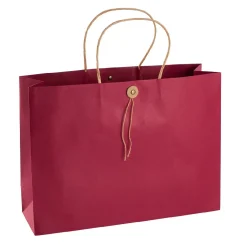 Online NANU-NANA Geschenktüte Mit Knopf, Rot, 32.5 X 24 Cm
