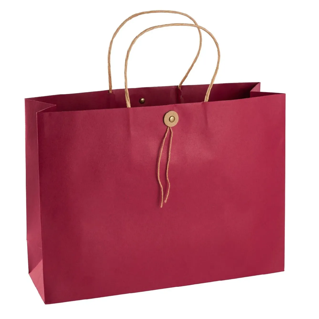Online NANU-NANA Geschenktüte Mit Knopf, Rot, 32.5 X 24 Cm
