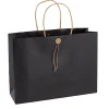 Sale NANU-NANA Geschenktüte Mit Knopf, Schwarz, 32.5 X 24 Cm