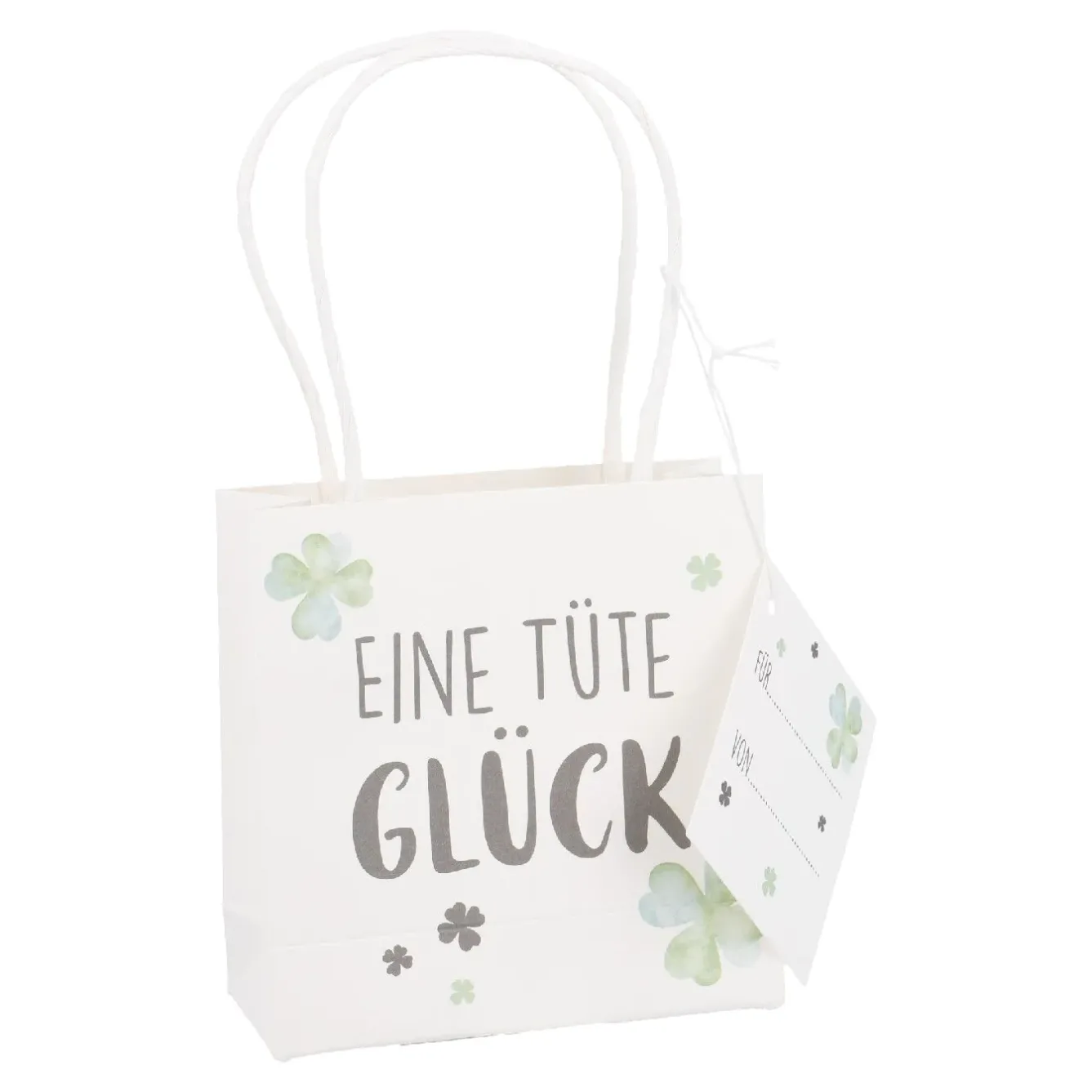 Discount NANU-NANA Geschenktüte Spruch, Tüte Glück, 10 X 10 Cm