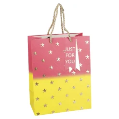 Discount NANU-NANA Geschenktüte Stern/Verlauf, Pink/gelb, 18 X 23 Cm