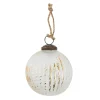 Online NANU-NANA Glaskugel Längsrillen, Creme/gold, 7 Cm