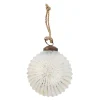 Discount NANU-NANA Glaskugel Querrillen, Creme/gold, 7 Cm