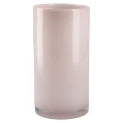 Best NANU-NANA Glas-Vase Zylinder/Opal, Rosa, 12 X 24 Cm