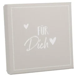 Online NANU-NANA Gutscheinbox Für Dich/grau, 11 X 11 Cm