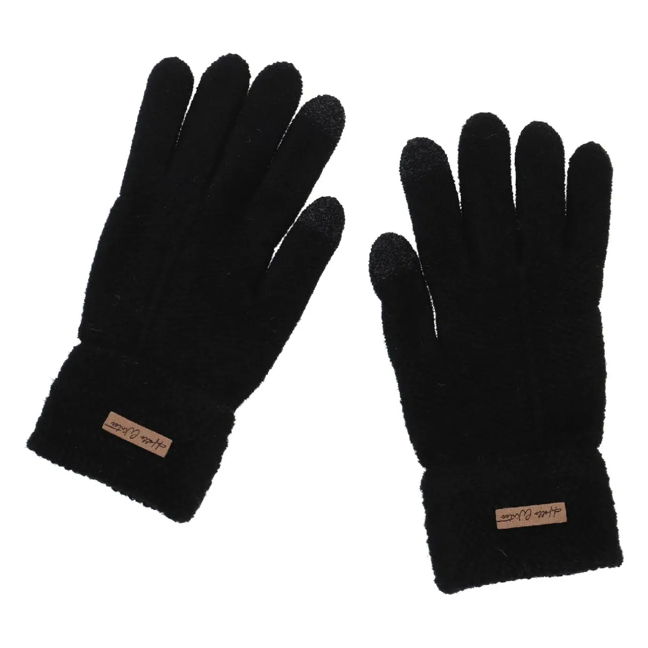 Fashion NANU-NANA Handschuhe Touchfunktion, Schwarz