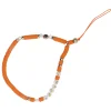 Clearance NANU-NANA Handykette Perlen, Orange, 23 Cm