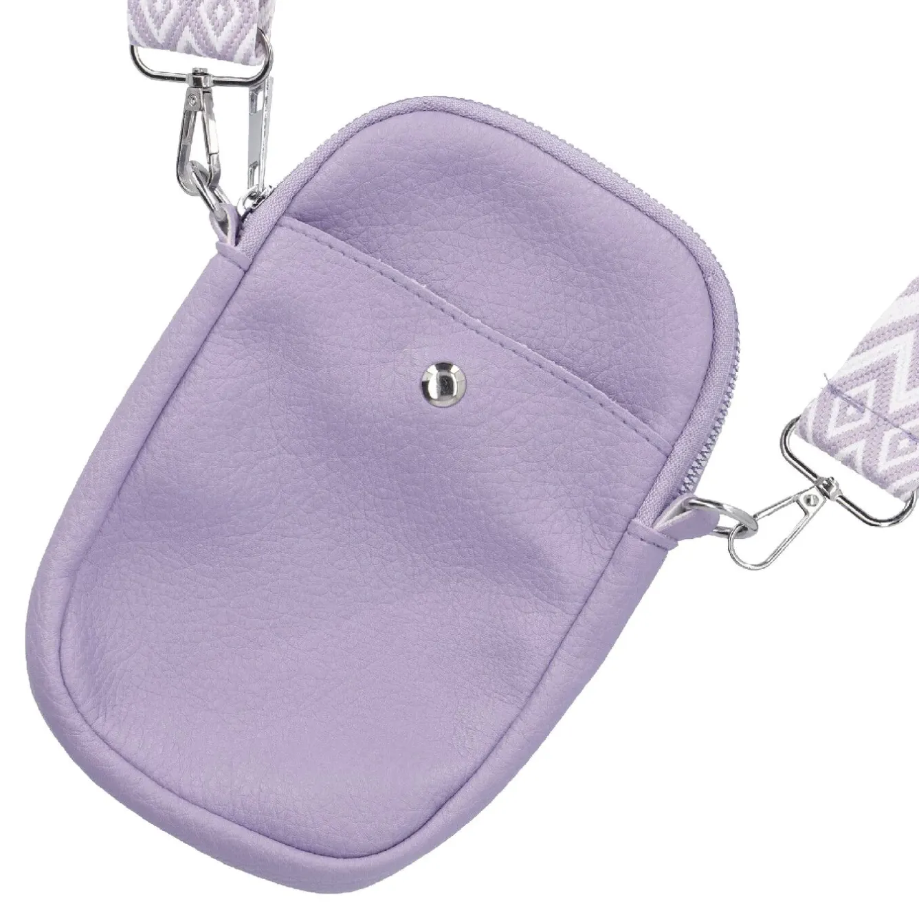 Fashion NANU-NANA Handytasche Riemen, Flieder, 18 Cm