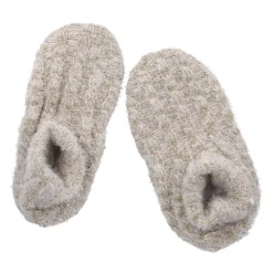 Outlet NANU-NANA Hausschuhe Antirutsch, Beige, Größe 35-38