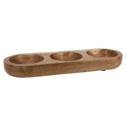 Hot NANU-NANA Holzschale Mit 3 Löffeln, Natur