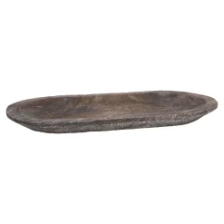 New NANU-NANA Holzschale Oval, Braun, 41 X 21 Cm