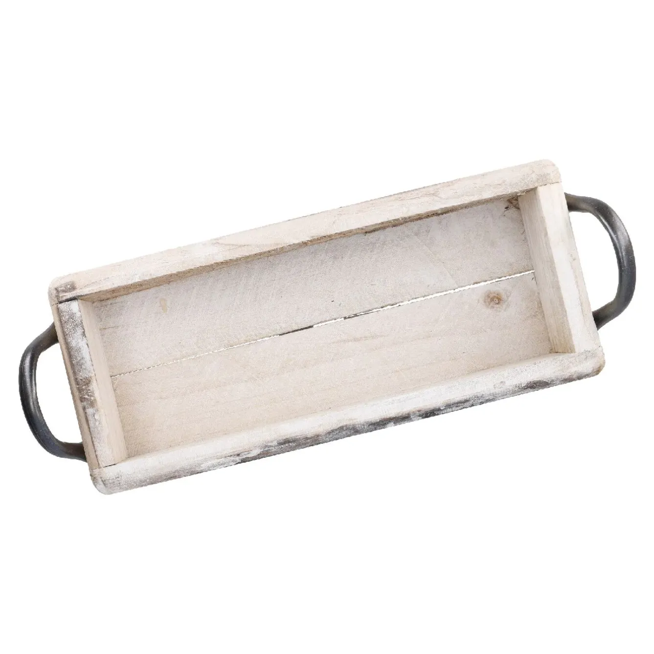 Fashion NANU-NANA Holz-Schale Rustik, Griff, 32 Cm