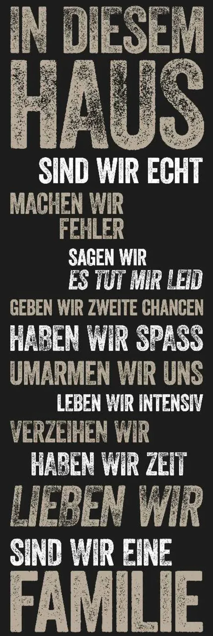 Sale NANU-NANA Jumboposter In Diesem Haus, Nr. 26