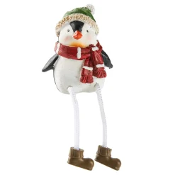 Clearance NANU-NANA Kantenhocker Pinguin, Schal/rot, 9 Cm