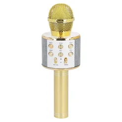 Outlet NANU-NANA Karaoke Mikrofon, Gold, 23 Cm
