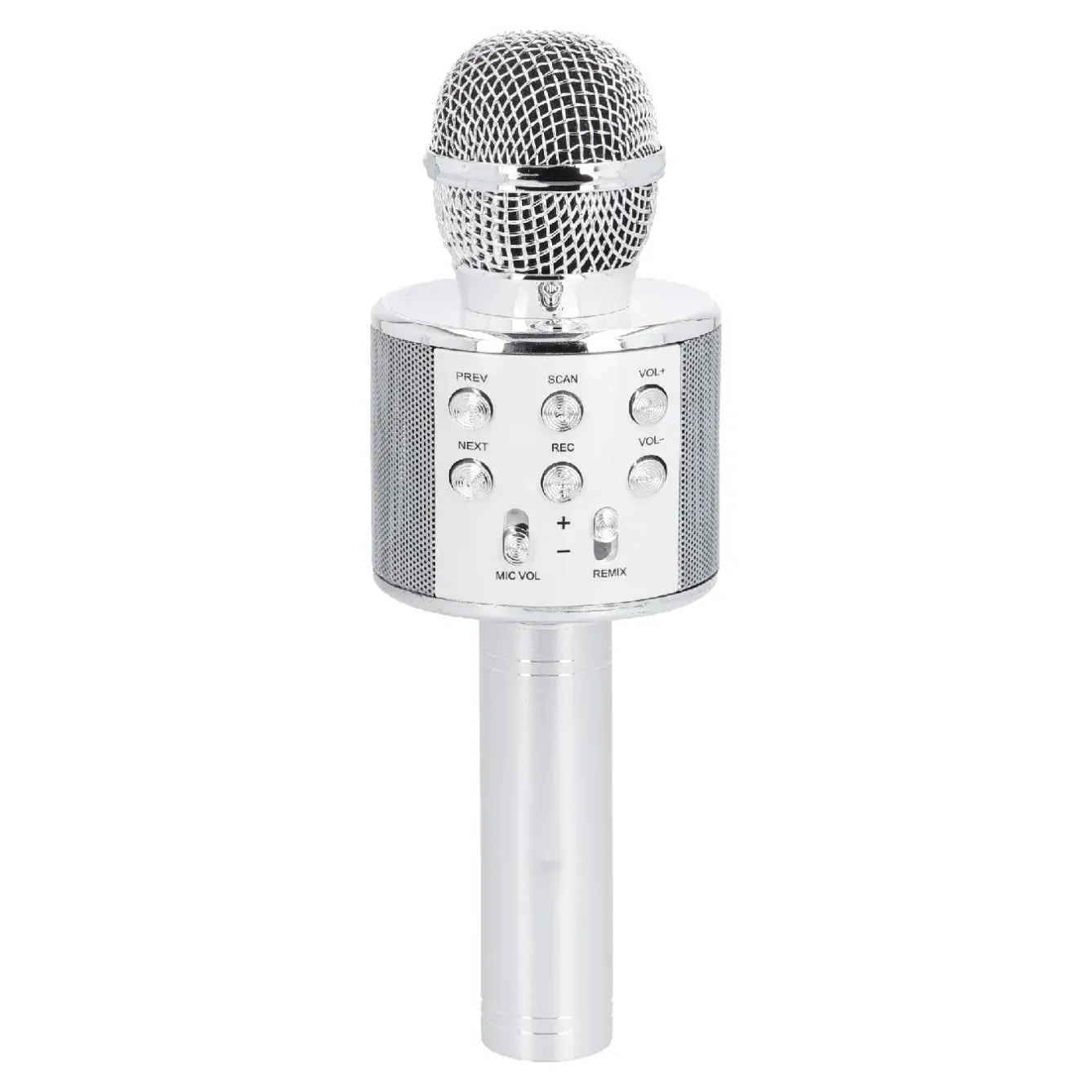 Online NANU-NANA Karaoke Mikrofon, Silber, 23 Cm