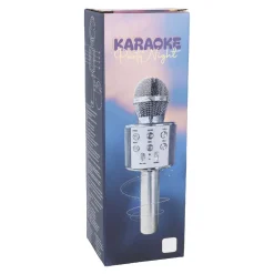 Online NANU-NANA Karaoke Mikrofon, Silber, 23 Cm