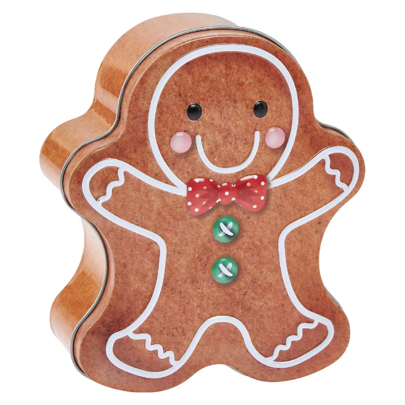 Hot NANU-NANA Keksdose Weihnachtsfigur, Lebkuchen, 13 Cm