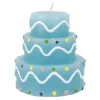 Best NANU-NANA Kerze Geburtstag, Tortenform, Hellblau, 6 X 7 Cm