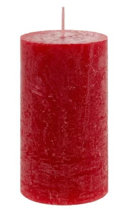 Online NANU-NANA Kerze Rustik, Lara, Rot, 12 Cm