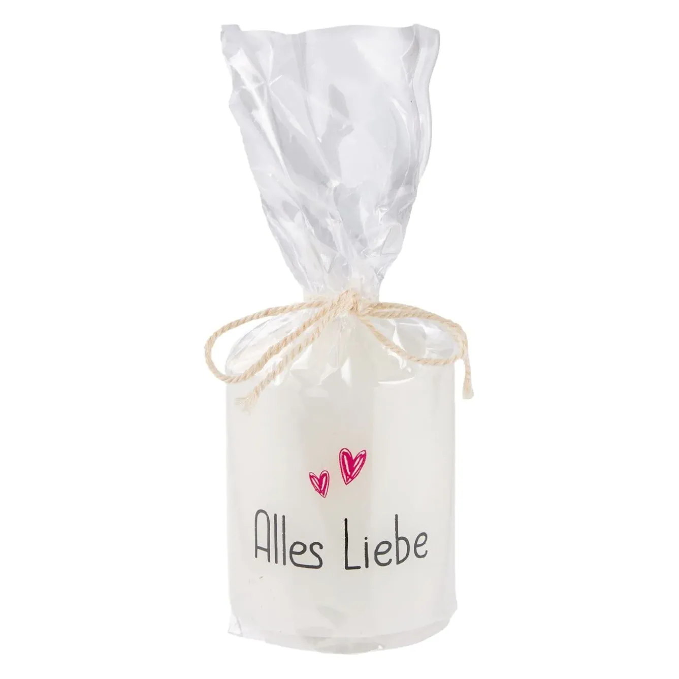 New NANU-NANA Kerze Spruch, Alles Liebe, 6 X 8 Cm