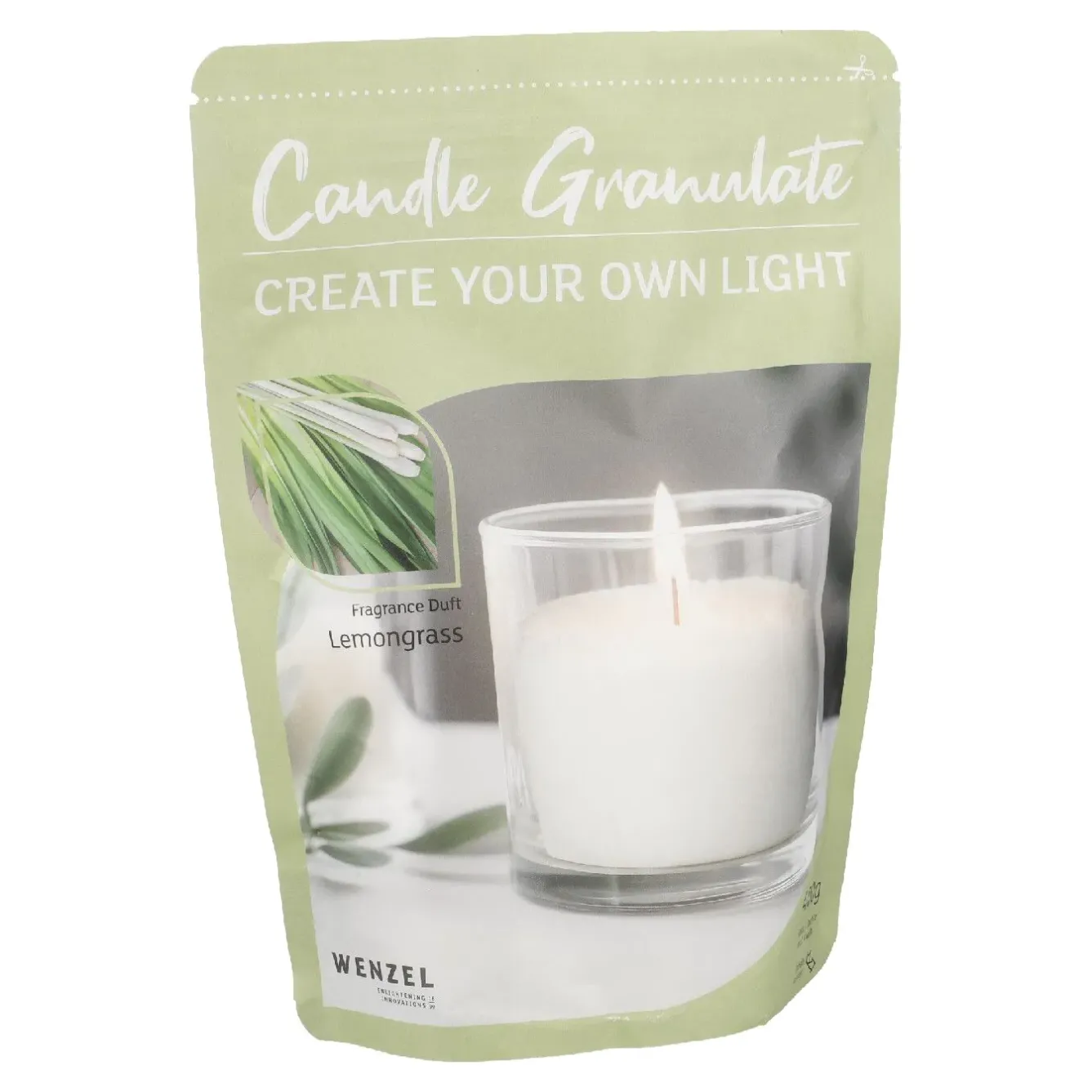 Outlet NANU-NANA Kerzengranulat Duft, Lemongrass, 400 G