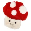 New NANU-NANA Kirschkernkissen Pilz, Flauschig, Rot/weiß