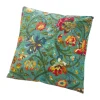 Outlet NANU-NANA Kissen Blumen, Türkis, 60 Cm