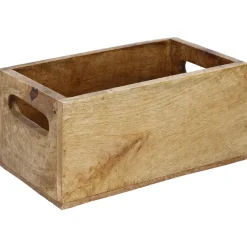 Fashion NANU-NANA Kiste Mit Griff, Mangoholz, 21 X 12 Cm