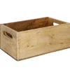 Hot NANU-NANA Kiste Mit Griff, Mangoholz, 26 X 16 Cm