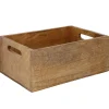 New NANU-NANA Kiste Mit Griff, Mangoholz, 30 X 21 Cm