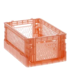 Fashion NANU-NANA Klappbox Transparent, 15 X 9.5 X 6.5 Cm, Coralle