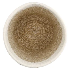 Hot NANU-NANA Korb Hoch, Rund/natur-weiß, 18 X 16.5 Cm