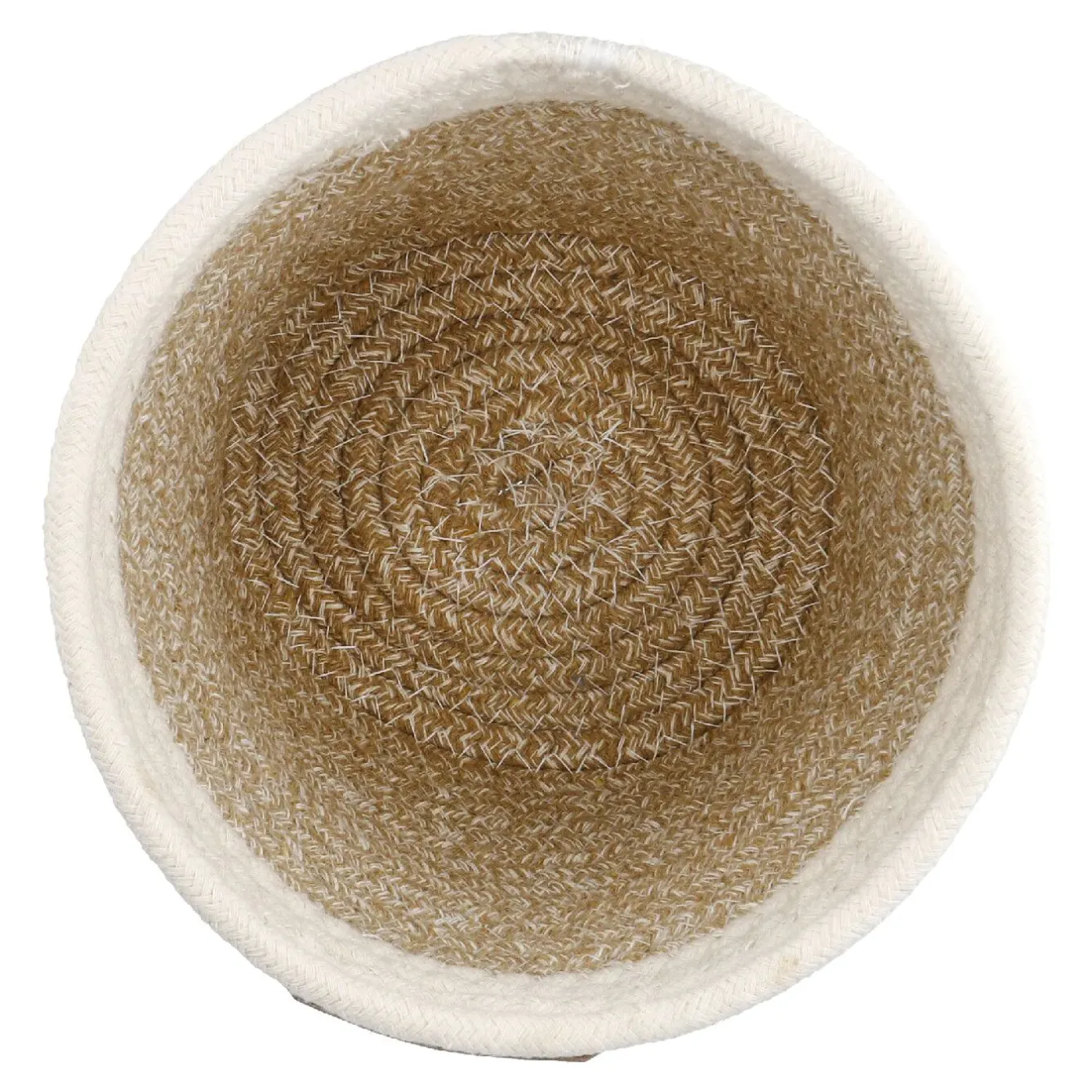 Hot NANU-NANA Korb Hoch, Rund/natur-weiß, 18 X 16.5 Cm