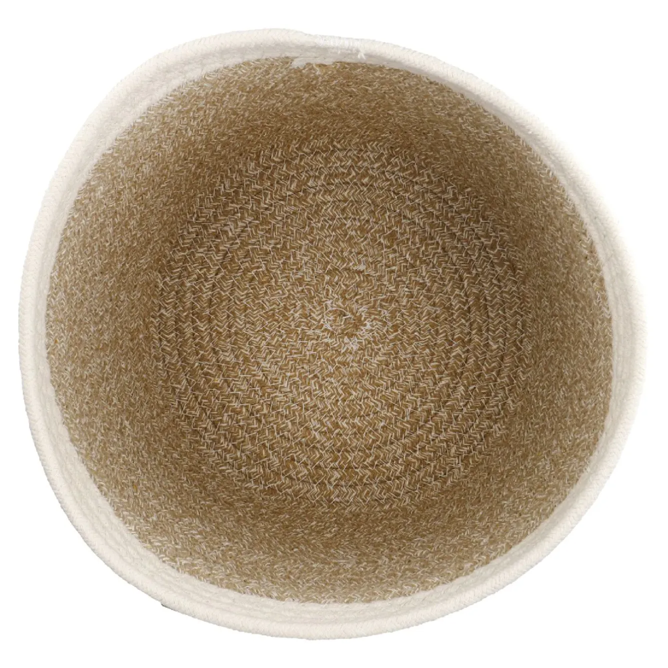 Hot NANU-NANA Korb Hoch, Rund/natur-weiß, 26 X 25.5 Cm