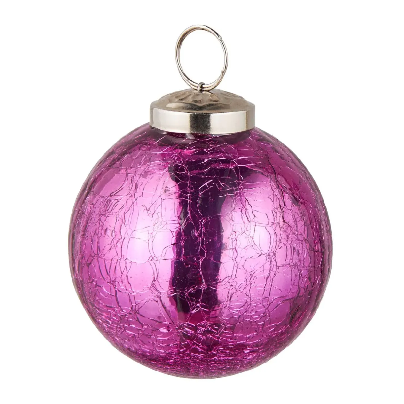 Discount NANU-NANA Kugel Craquele, Glatt/pink, 7.5 Cm