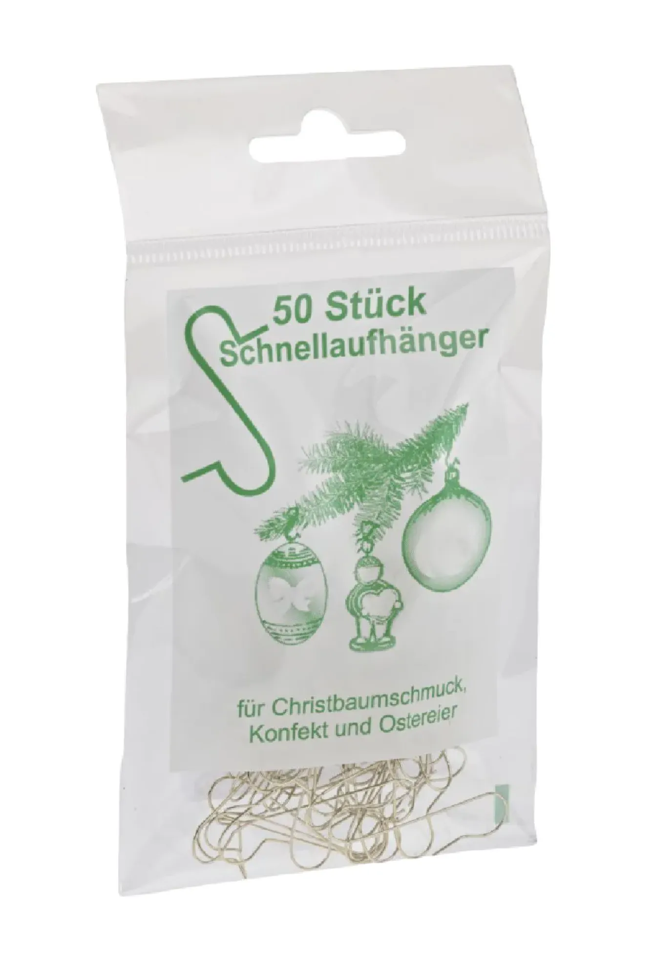 Best NANU-NANA Kugelaufhänger, Gold, 50 Stück