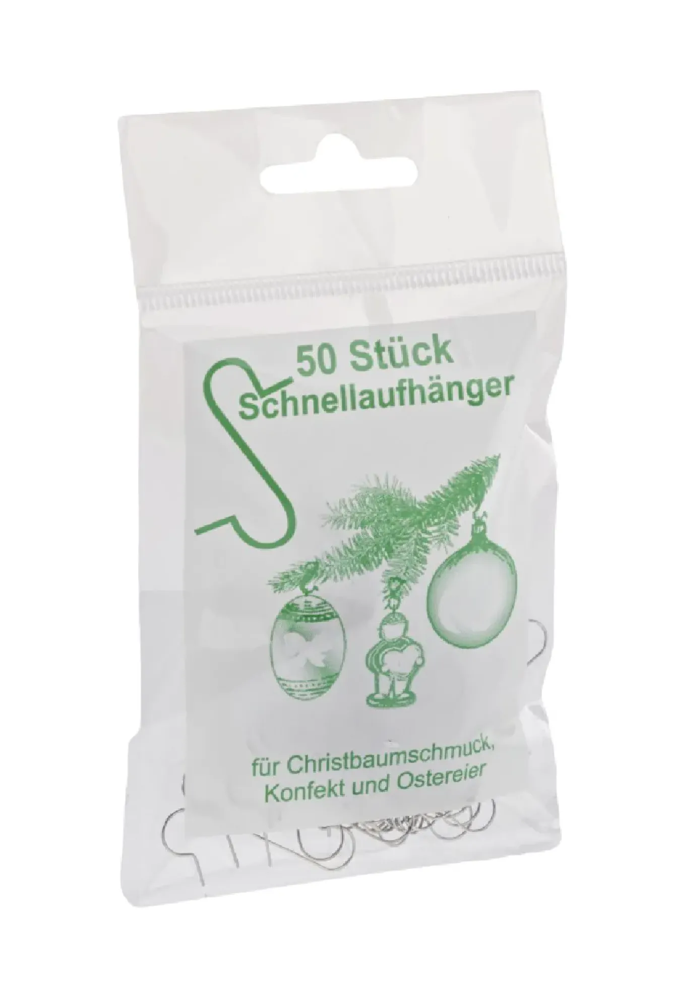 Online NANU-NANA Kugelaufhänger, Silber, 50 Stück