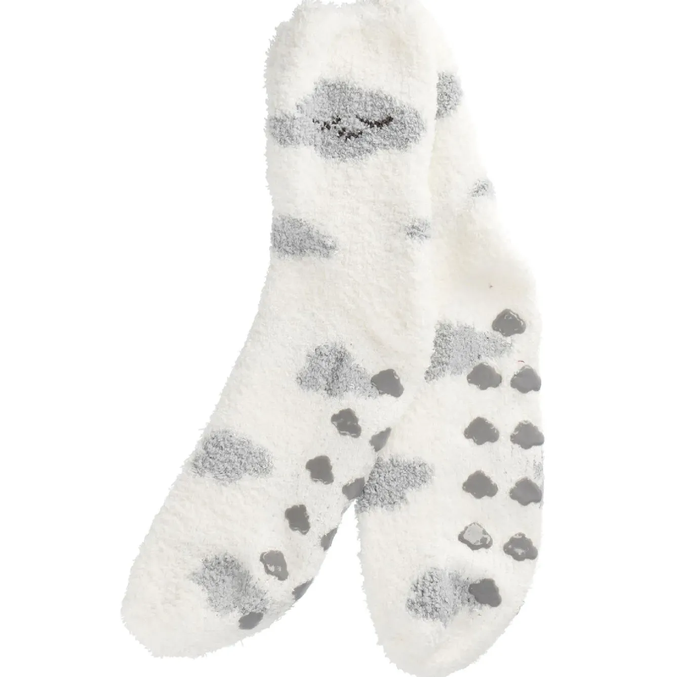 Outlet NANU-NANA Kuschelsocken Anti-Rutsch, Wolke/offwhite