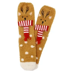 Outlet NANU-NANA Kuschelsocken 3D/Xmas, Rentier