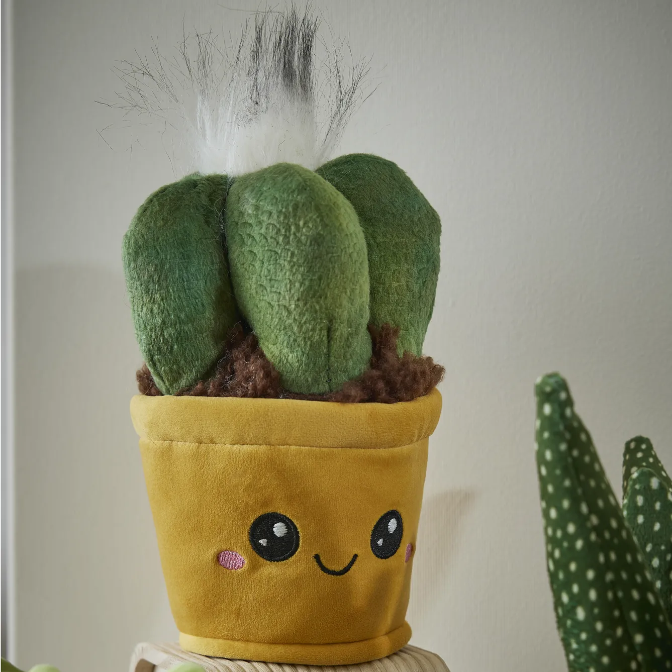 New NANU-NANA Kuscheltier Topfpflanze, Gelb, 20 Cm