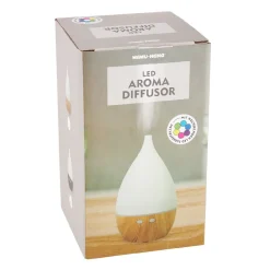 New NANU-NANA LED-Aroma-Diffusor, Weiß/schwarz, 18.5 Cm