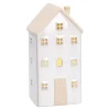 Discount NANU-NANA LED-Haus Rustik, Weiß, 17 Cm