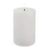 Clearance NANU-NANA LED-Kerze Rustik, Hellcreme, 7.5 X 14.5 Cm