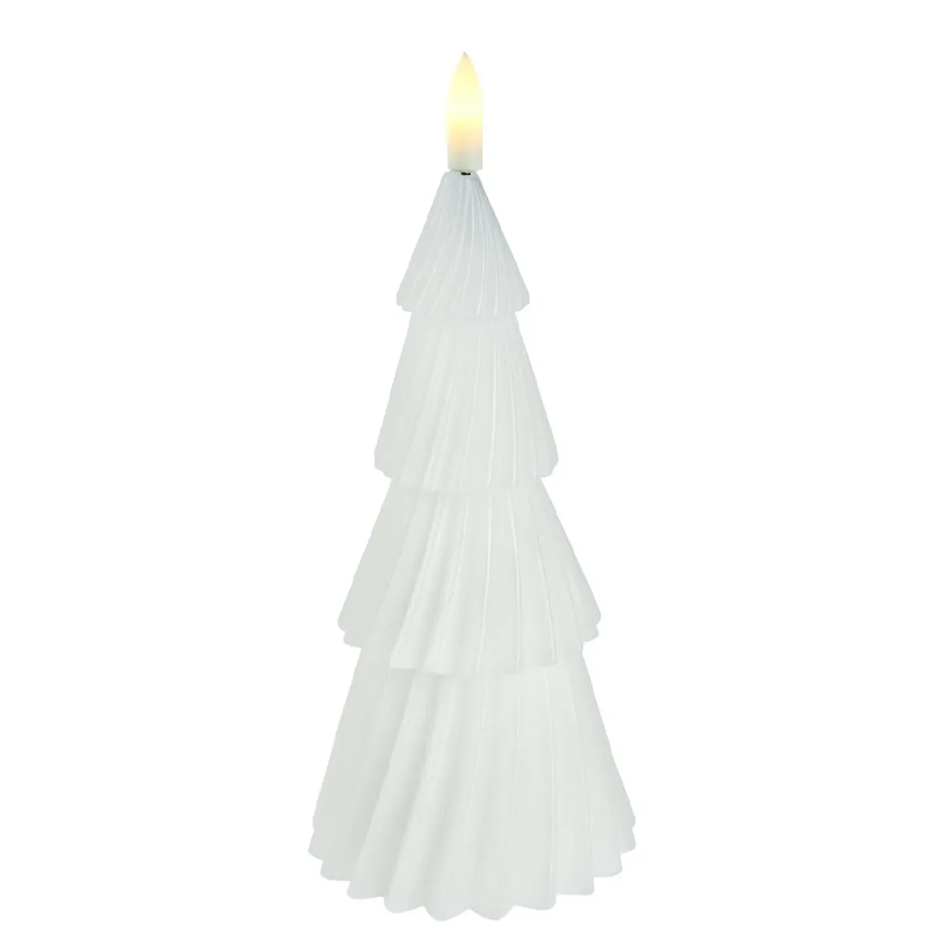 Discount NANU-NANA LED-Kerze Tanne, Weiß, 23 Cm