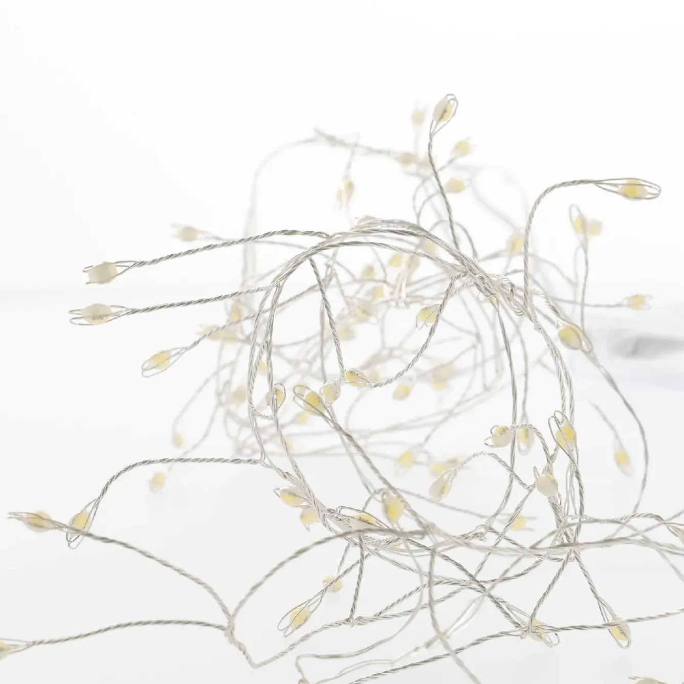 Online NANU-NANA LED-Lichterkette Cluster, Silber, 80er