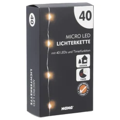Clearance NANU-NANA LED-Lichterkette Mini Mit Timer, 40er